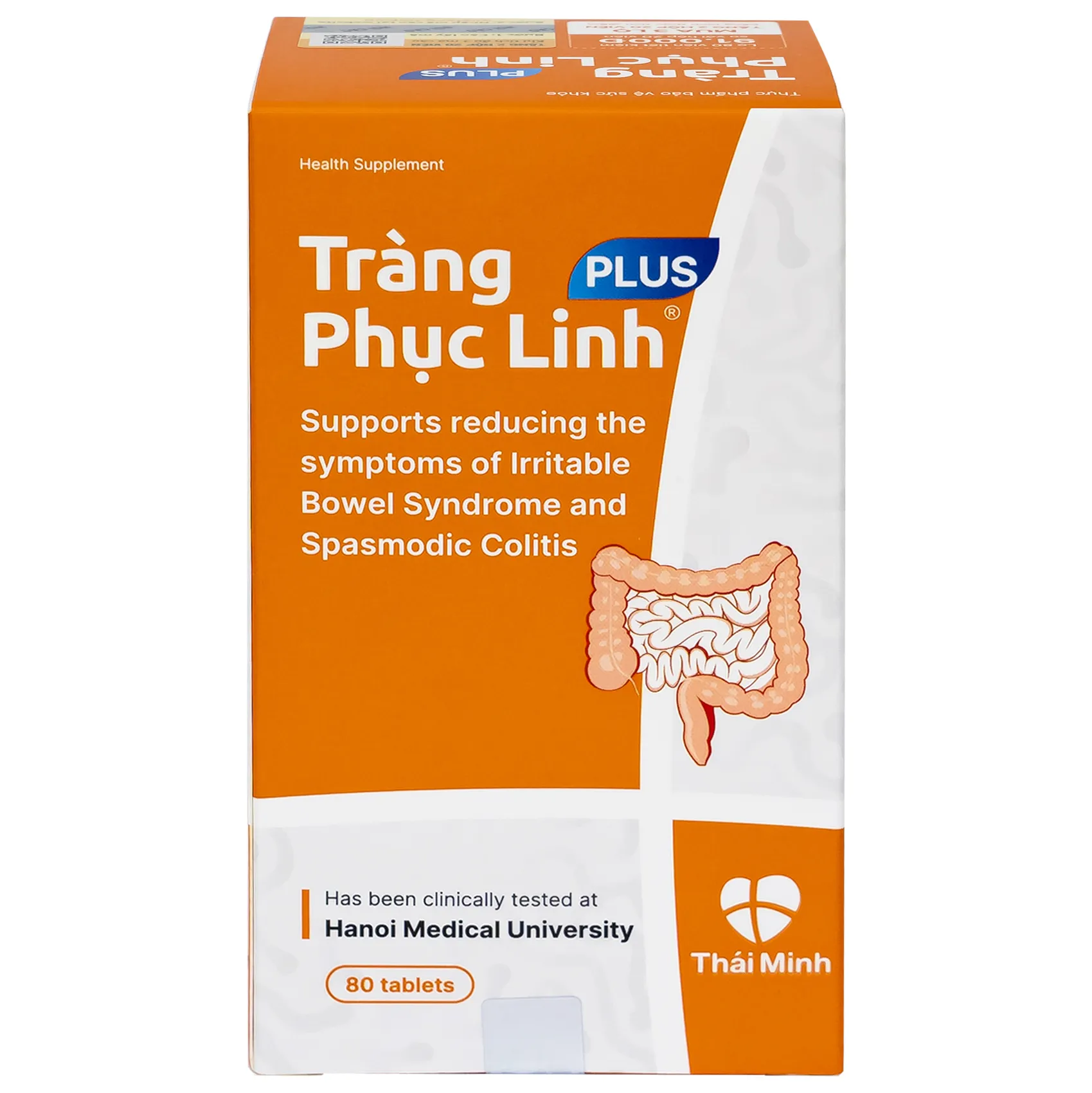 VIÊN UỐNG GIẢM TRIỆU CHỨNG RUỘT KÍCH THÍCH TRÀNG PHỤC LINH PLUS THÁI MINH 80V 5