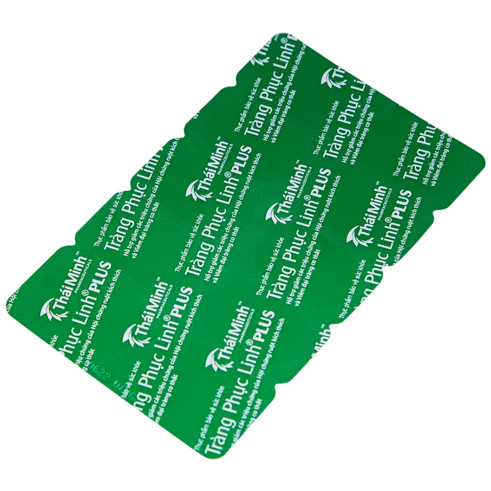 VIÊN UỐNG GIẢM TRIỆU CHỨNG RUỘT KÍCH THÍCH TRÀNG PHỤC LINH PLUS THÁI MINH 2X10 15