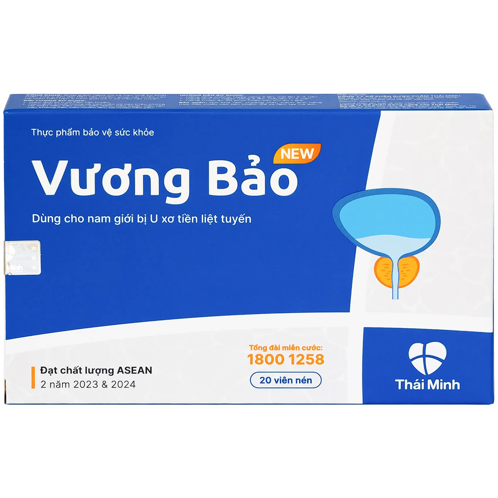 VIÊN UỐNG GIẢM U XƠ TIỀN LIỆT TUYẾN VƯƠNG BẢO NEW THÁI MINH 2X10 3