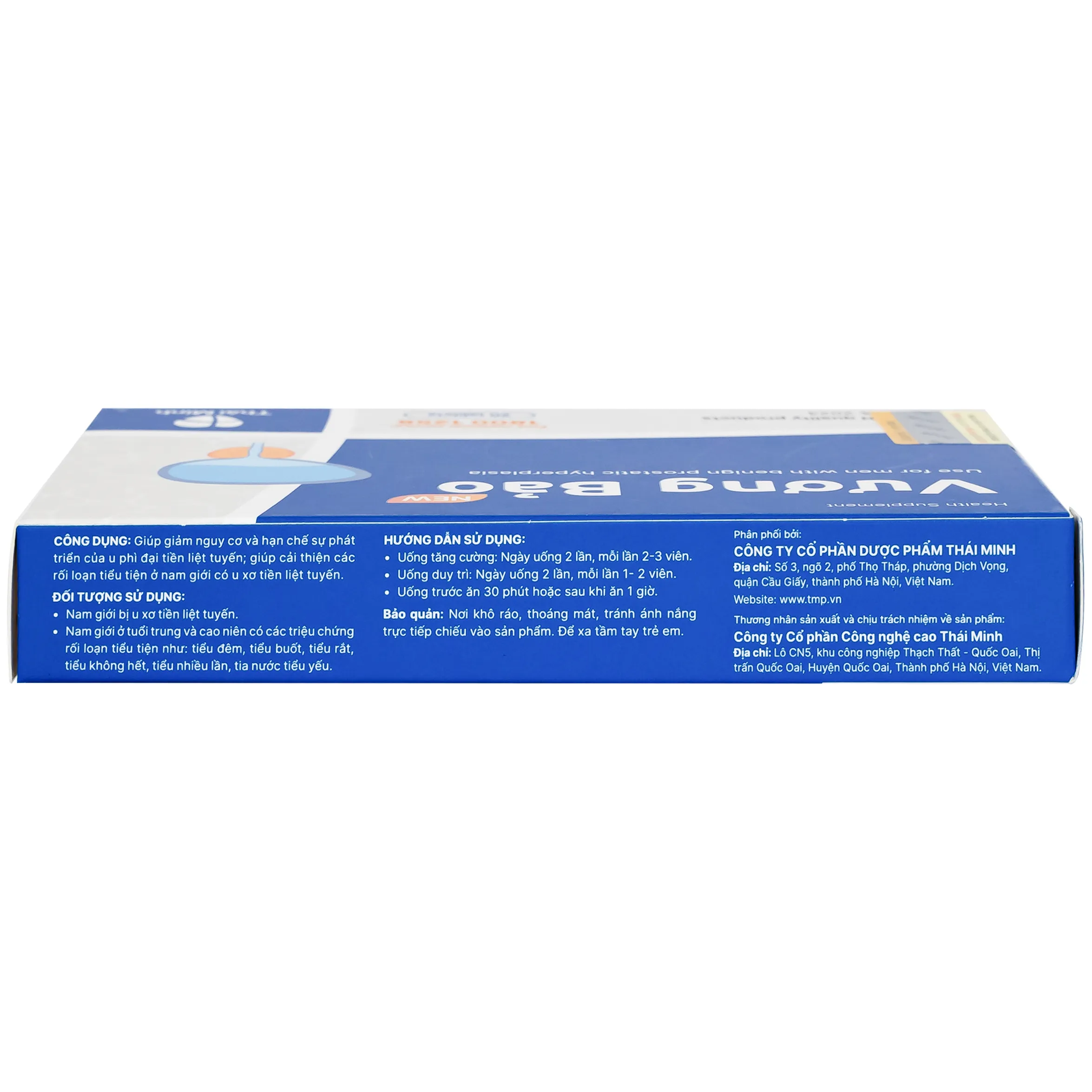 VIÊN UỐNG GIẢM U XƠ TIỀN LIỆT TUYẾN VƯƠNG BẢO NEW THÁI MINH 2X10 5