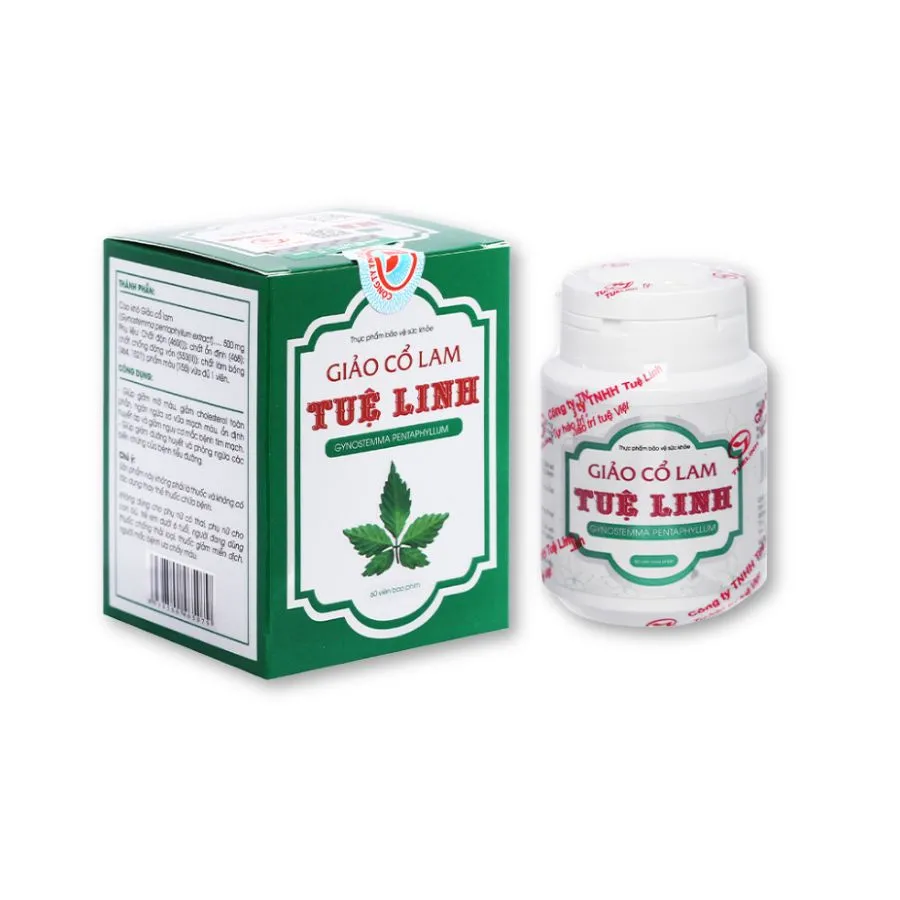 Viên uống Giảo Cổ Lam Tuệ Linh hỗ trợ chuyển hóa đường, giảm mỡ máu, ngừa xơ vữa (Hộp 60 viên) 3