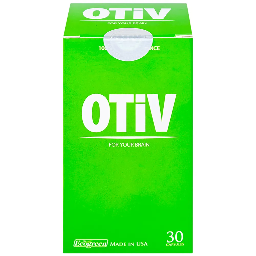 VIÊN UỐNG GIÚP CẢI THIỆN TÌNH TRẠNG THIẾU MÁU NÃO OTIV ECOGREEN 30V 8