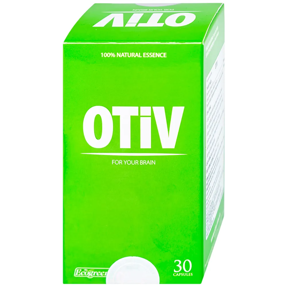 VIÊN UỐNG GIÚP CẢI THIỆN TÌNH TRẠNG THIẾU MÁU NÃO OTIV ECOGREEN 30V 9