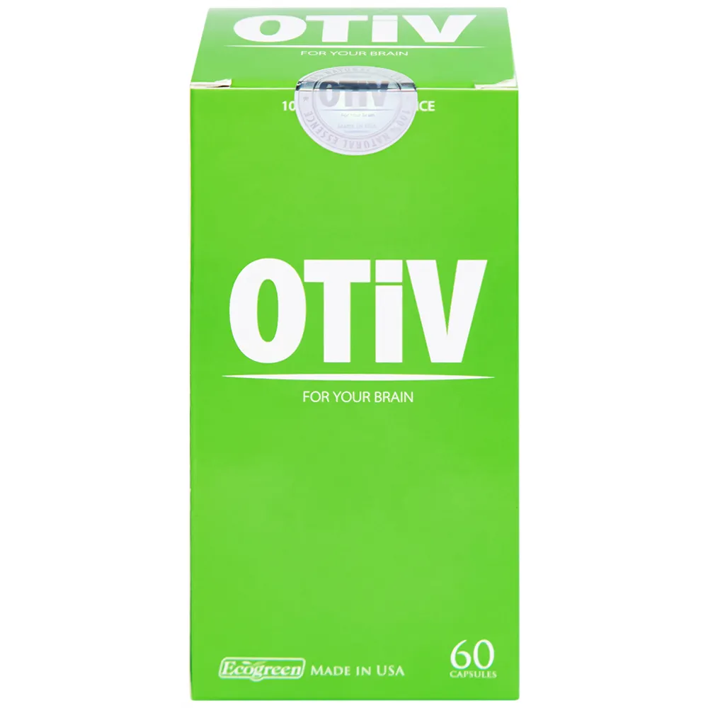 VIÊN UỐNG GIÚP CẢI THIỆN TÌNH TRẠNG THIẾU MÁU NÃO OTIV ECOGREEN 60V 6