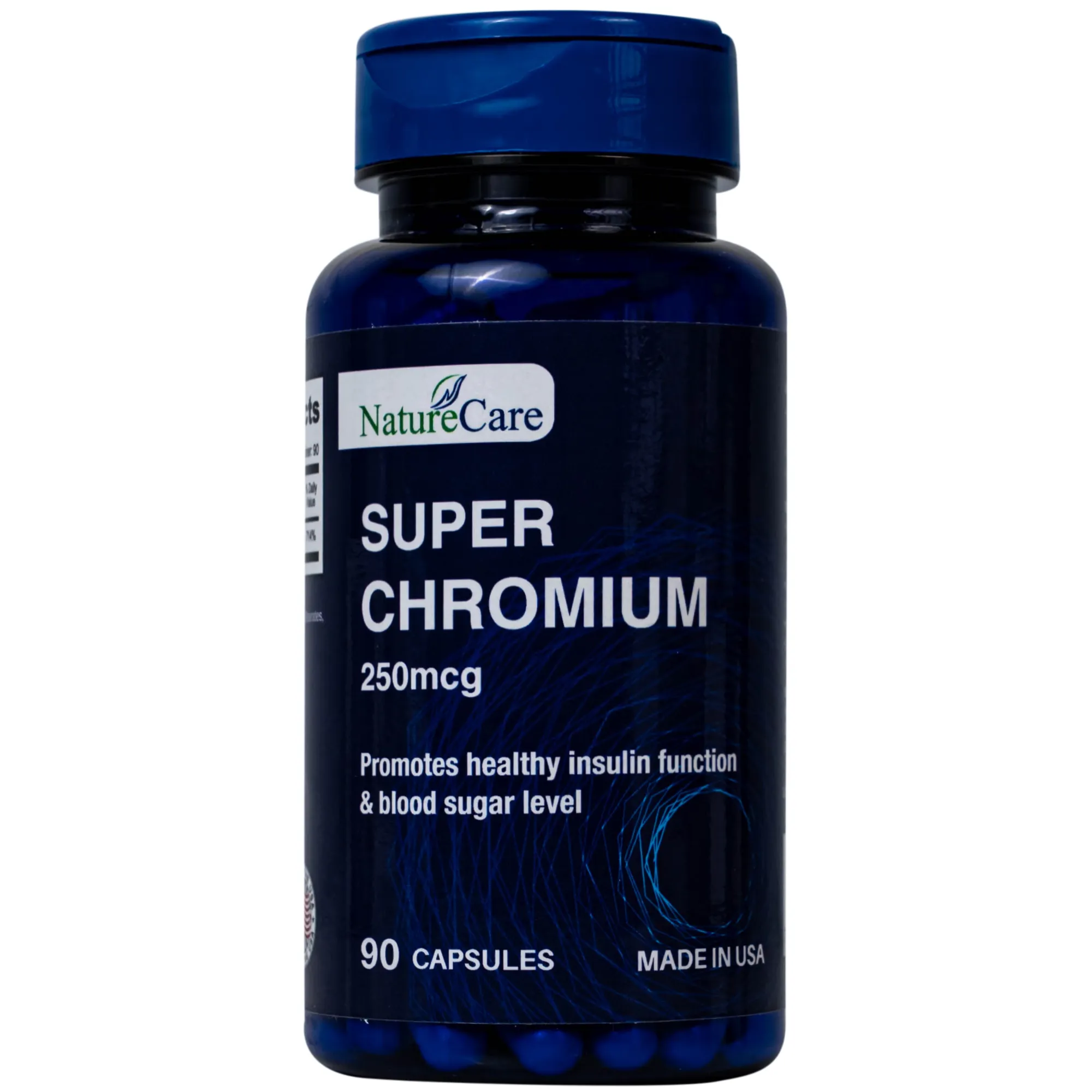VIÊN UỐNG GIÚP CÂN BẰNG ĐƯỜNG HUYẾT SUPER CHROMIUM 250MCG NATURECARE 90V 7
