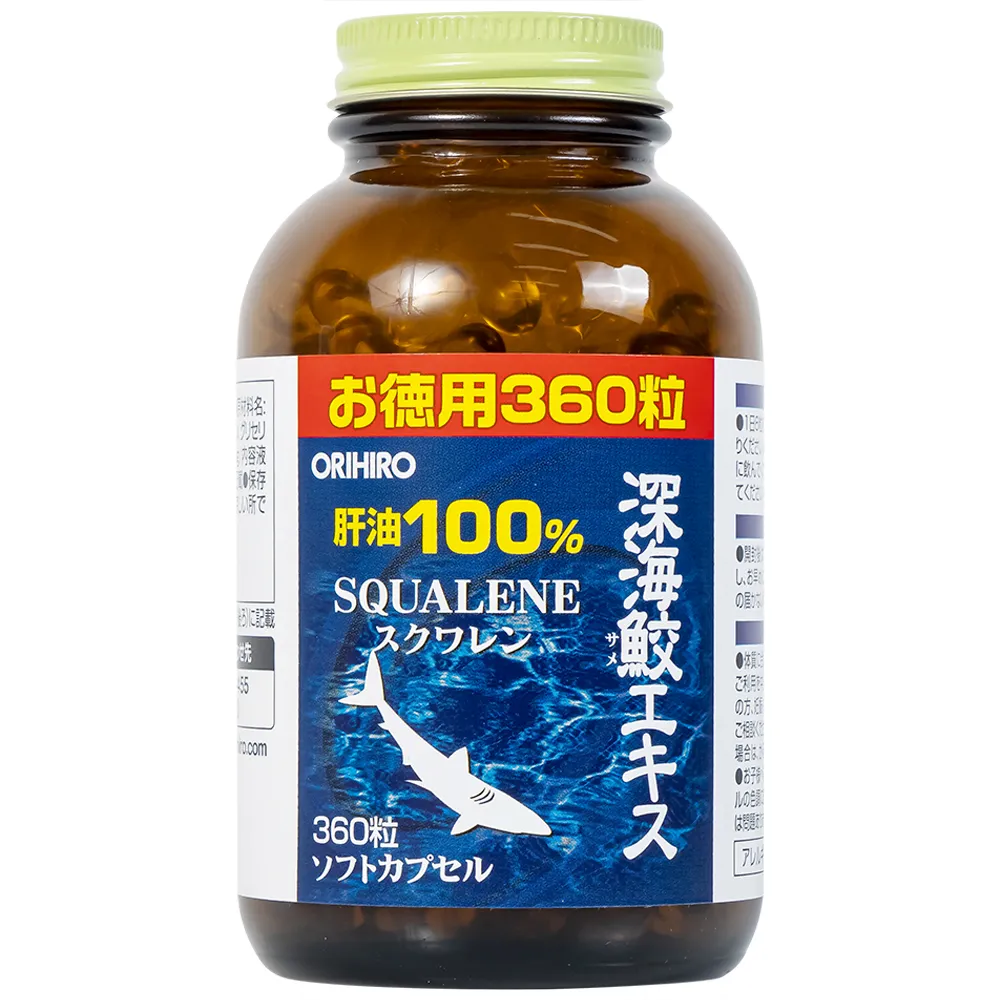 VIÊN UỐNG GIÚP CHỐNG OXY HÓA ORIHIRO DEEP SEA SHARK EXTRACT 360V 2