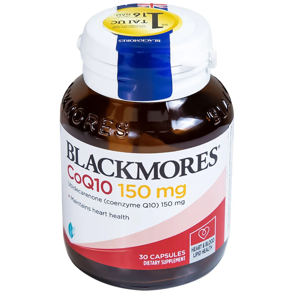 VIÊN UỐNG GIÚP DUY TRÌ SỨC KHỎE TIM BLACKMORES CO Q10 150MG 30V 6