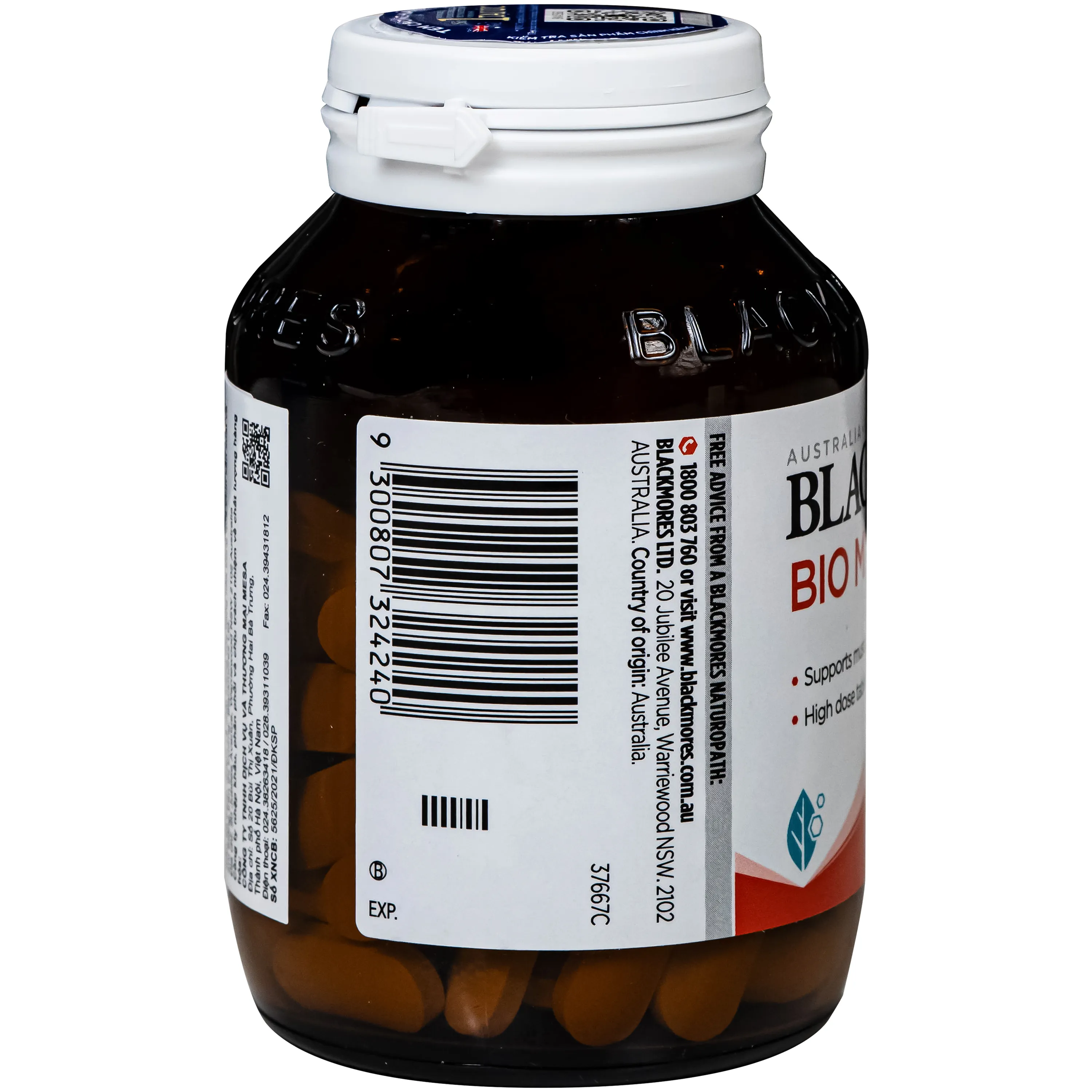 VIÊN UỐNG GIÚP GIẢM CHUỘT RÚT BLACKMORES BIO MAGNESIUM 100V 7