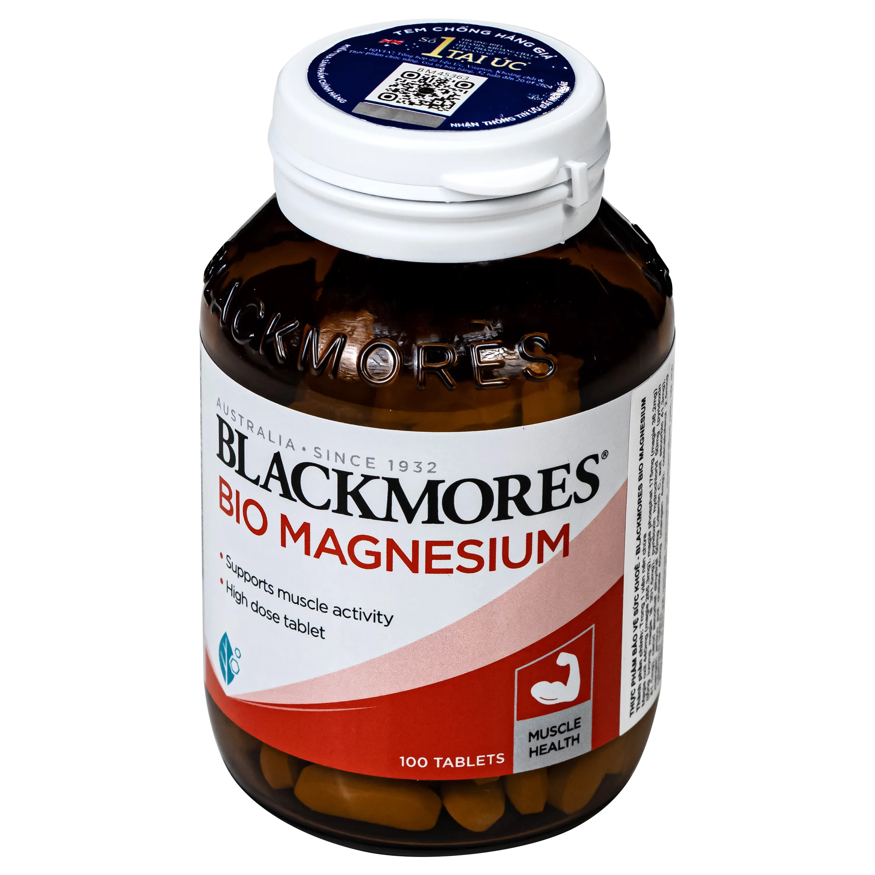 VIÊN UỐNG GIÚP GIẢM CHUỘT RÚT BLACKMORES BIO MAGNESIUM 100V 8