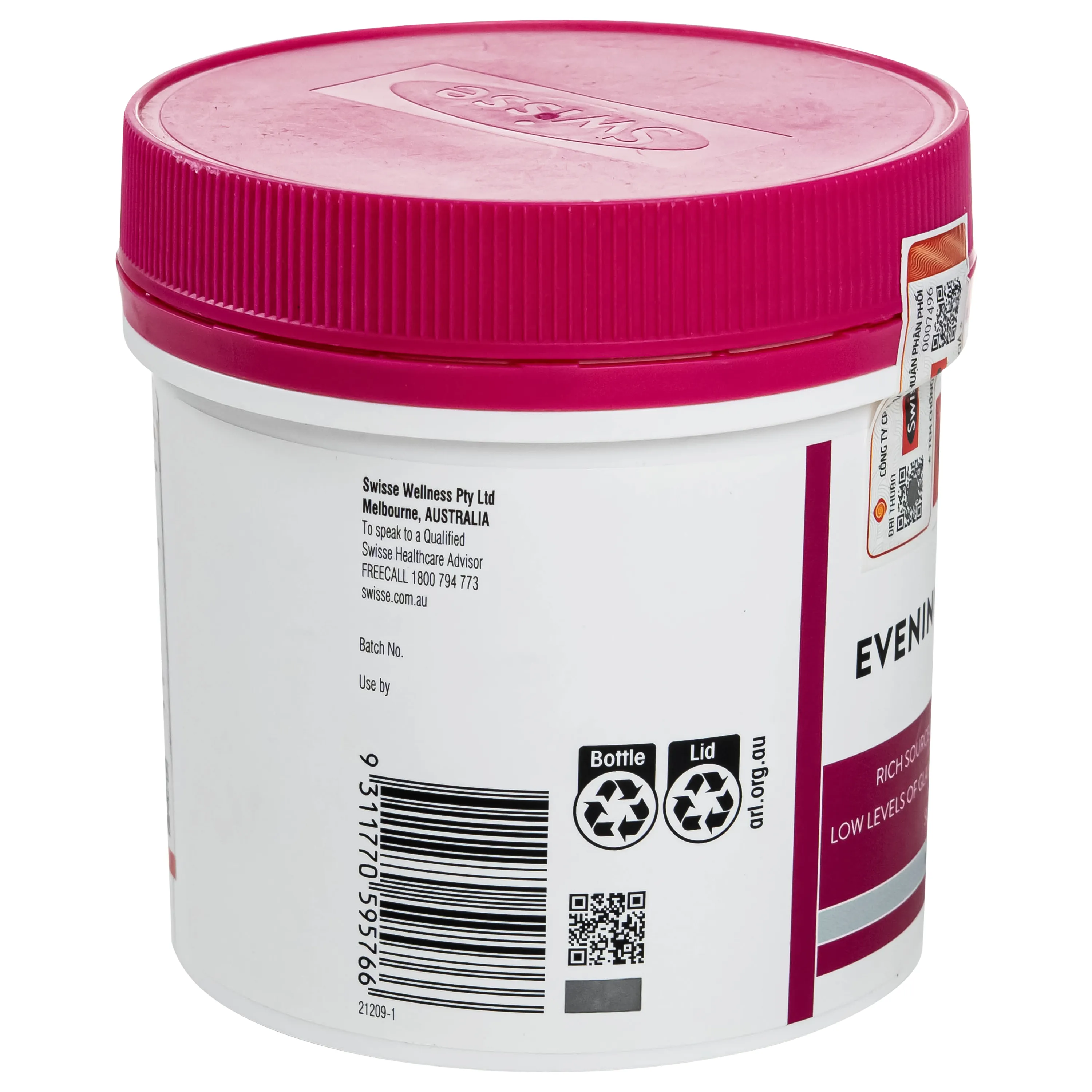 VIÊN UỐNG GIÚP GIẢM TRIỆU CHỨNG TIỀN KINH NGUYỆT SWISSE ULTIBOOST EVENING PRIMROSE OIL 200V 8