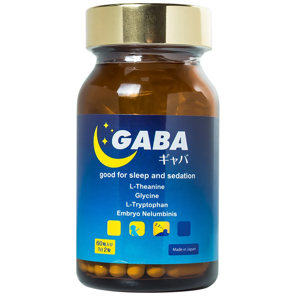 VIÊN UỐNG GIÚP NGỦ NGON AN THẦN GABA JPANWELL 60V 5