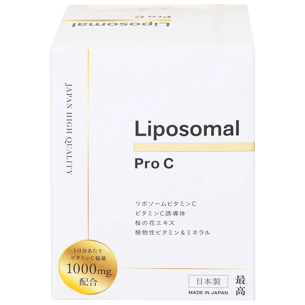 VIÊN UỐNG GIÚP TĂNG CƯỜNG ĐỀ KHÁNG, HẠN CHẾ OXY HÓA VÀ LÃO HÓA LIPOSOMAL PRO C KENKO 120V 3