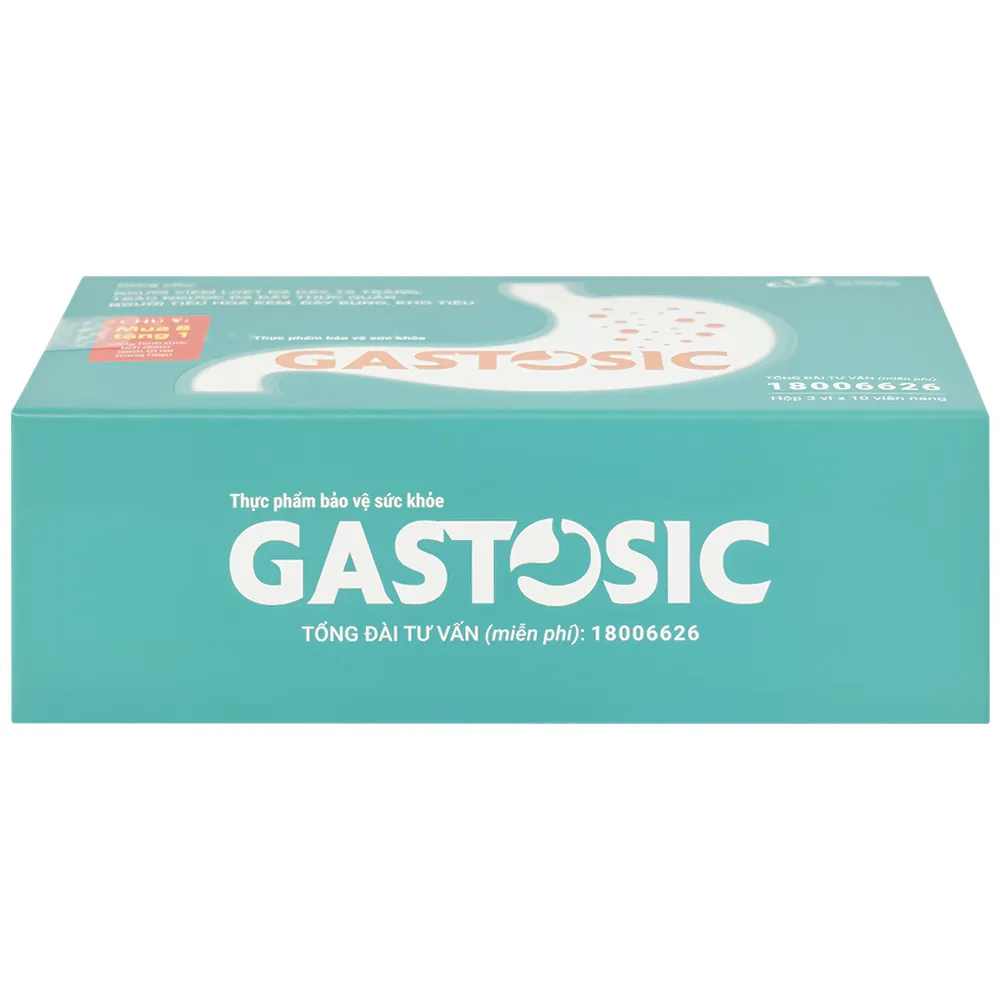 VIÊN UỐNG GIÚP TIÊU HÓA GASTOSIC CVI 3X10 12