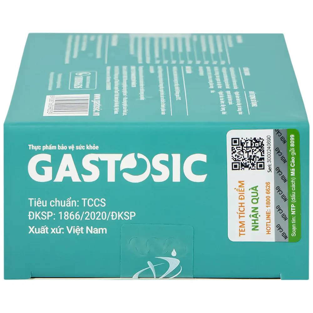 VIÊN UỐNG GIÚP TIÊU HÓA GASTOSIC CVI 3X10 9
