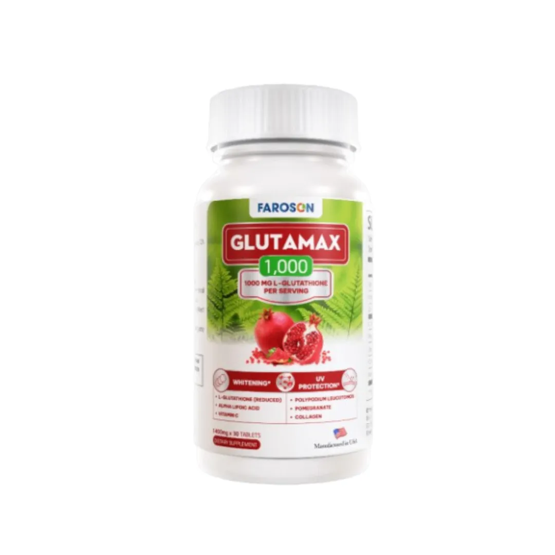 Viên Uống Glutamax 1000 Hỗ Trợ Tăng Cường Khả Năng Chống Oxy Hóa, Tăng Độ Đàn Hồi Cho Da (Hộp 30 Viên) 3