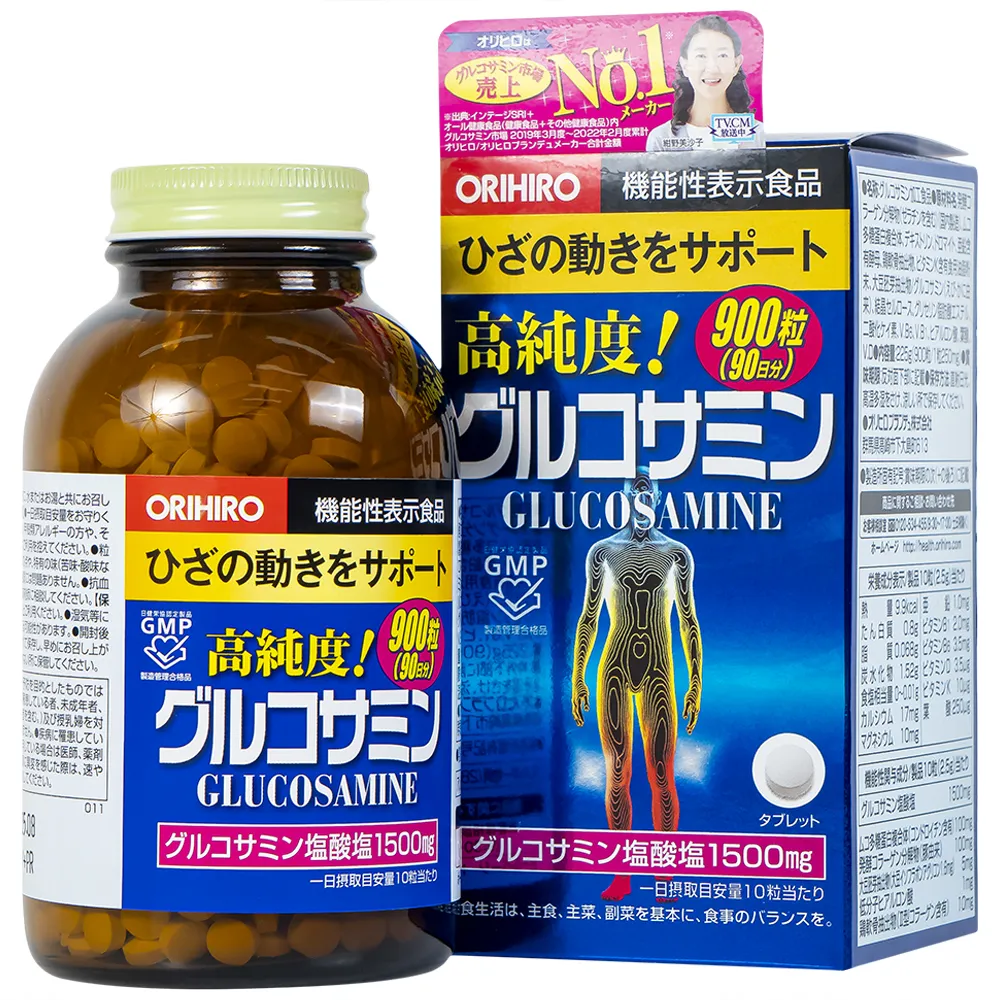 VIÊN UỐNG HỖ TRỢ LÀM TRƠN Ổ KHỚP ORIHIRO GLUCOSAMINE 900 900V