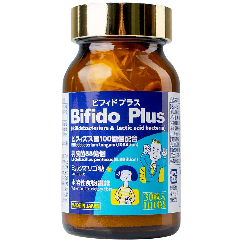 VIÊN UỐNG HỖ TRỢ ĐẠI TRÀNG BIFIDO PLUS JPANWELL 30V 6