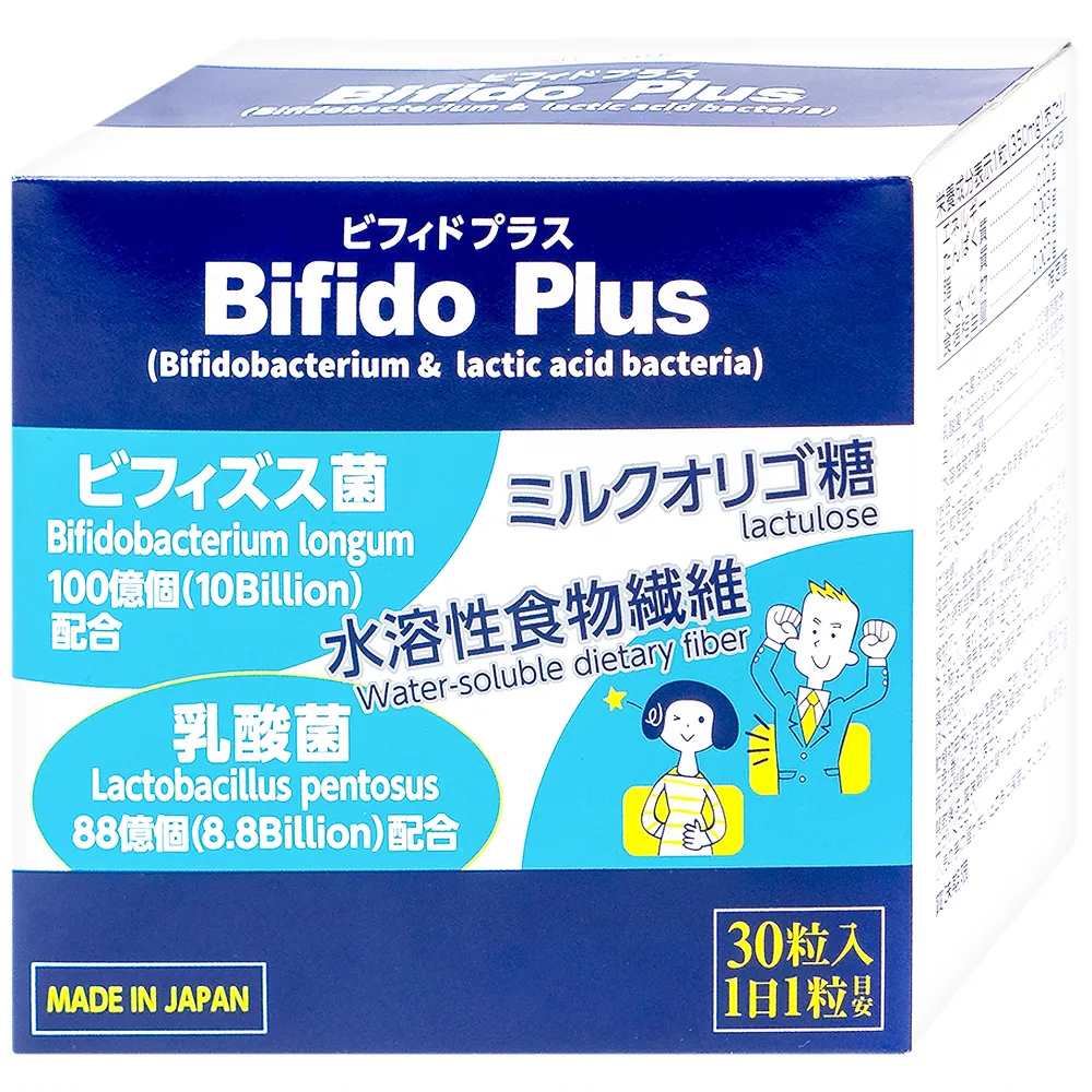 VIÊN UỐNG HỖ TRỢ ĐẠI TRÀNG BIFIDO PLUS JPANWELL 30V 8