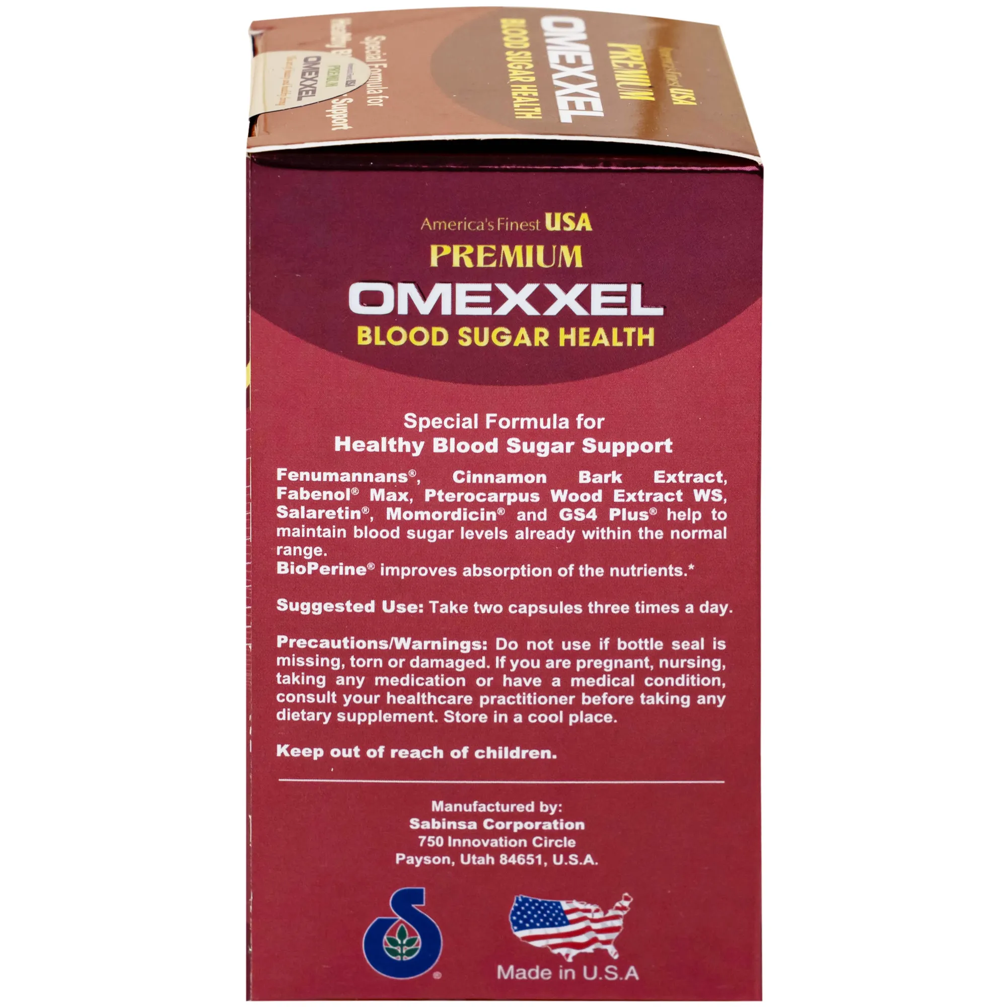 VIÊN UỐNG HỖ TRỢ ỔN ĐỊNH ĐƯỜNG HUYẾT PREMIUM OMEXXEL BLOOD SUGAR HEALTH 60V 11