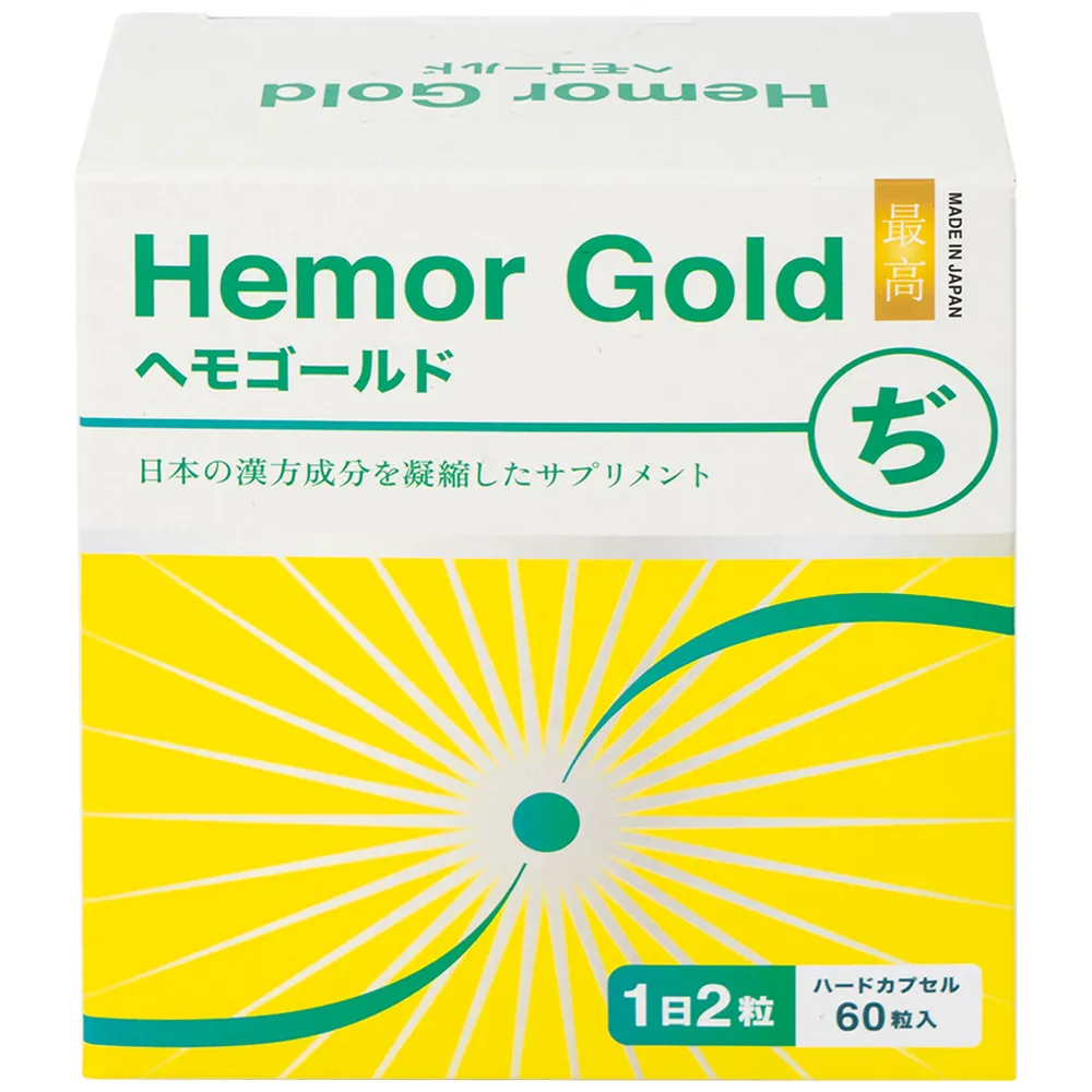 VIÊN UỐNG HỖ TRỢ CHO NGƯỜI BỊ TRĨ HEMOR GOLD JPANWELL 60V 8