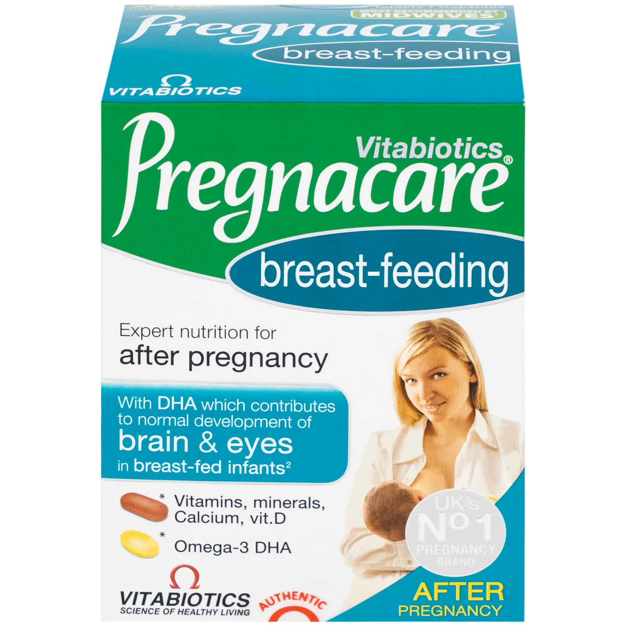 VIÊN UỐNG HỖ TRỢ CHO PHỤ NỮ CHO CON BÚ PREGNACARE BREAST-FEEDING VITABIOTICS 84V 7