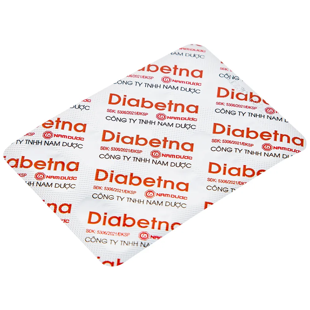 VIÊN UỐNG HỖ TRỢ GIẢM ĐƯỜNG HUYẾT DIABETNA NAM DƯỢC 4X10 6