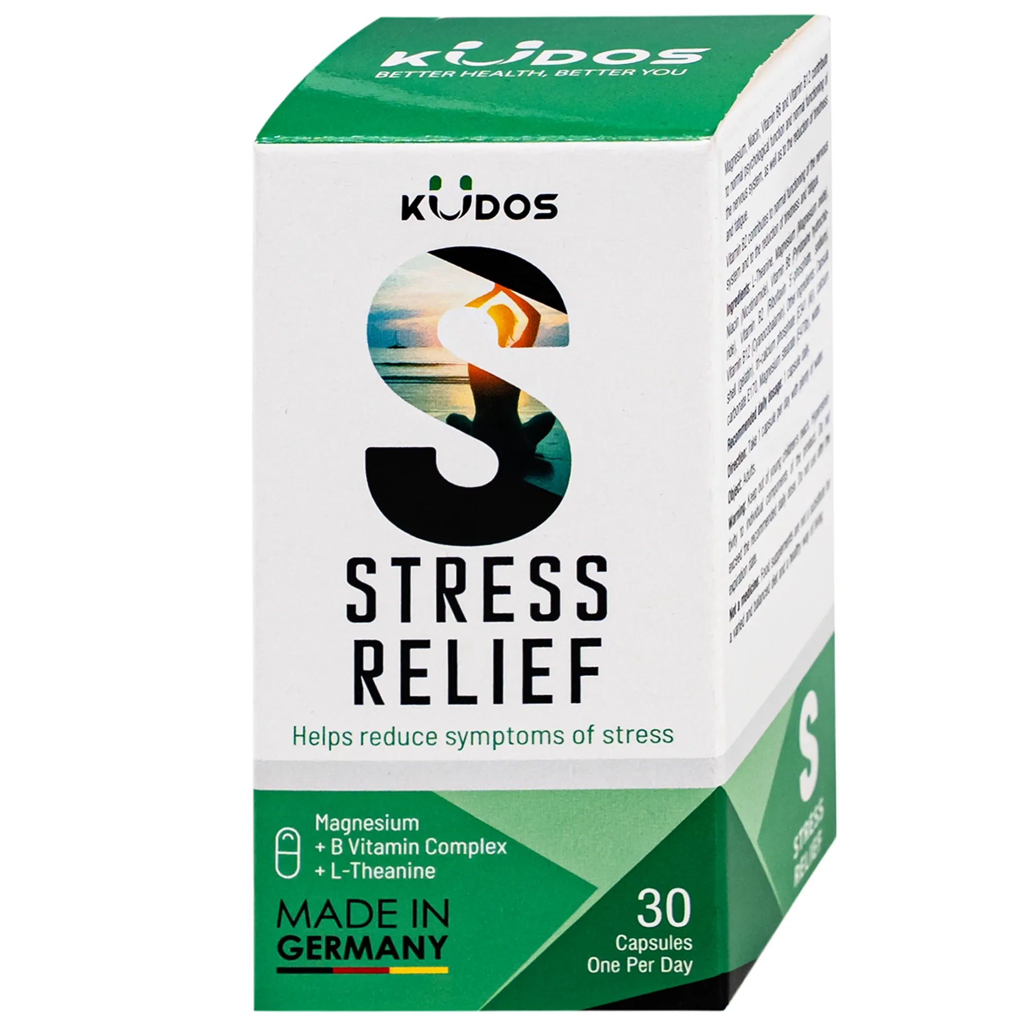 VIÊN UỐNG HỖ TRỢ GIẢM CĂNG THẲNG KUDOS STRESS RELIEF 30V 3