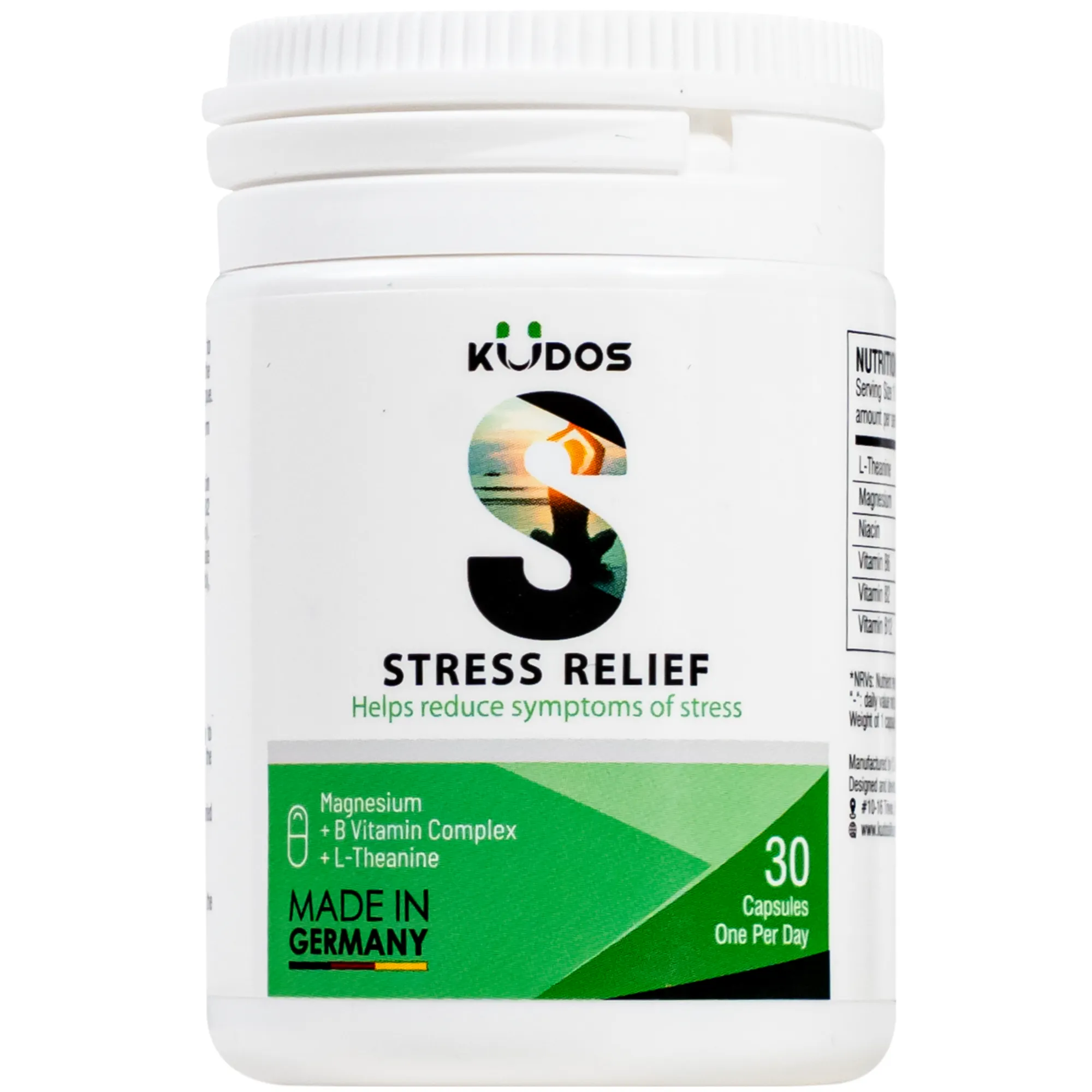 VIÊN UỐNG HỖ TRỢ GIẢM CĂNG THẲNG KUDOS STRESS RELIEF 30V 4