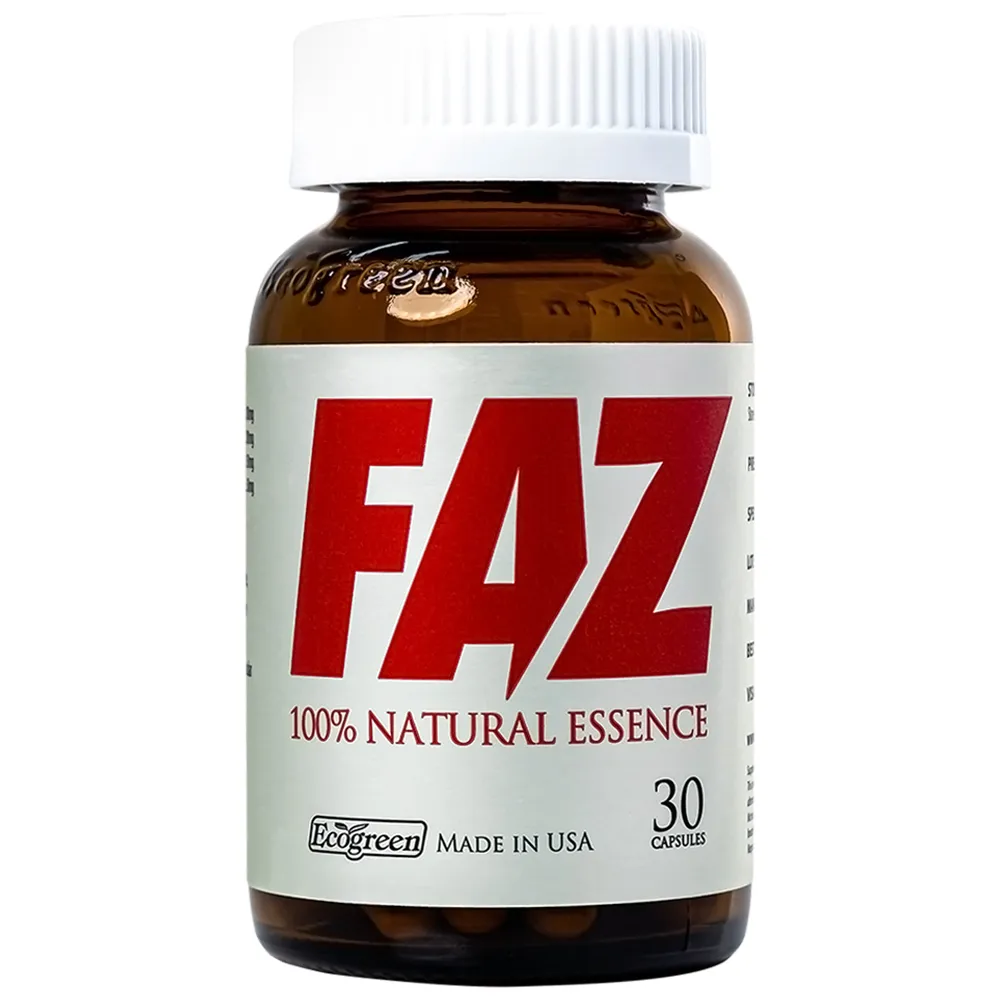 VIÊN UỐNG HỖ TRỢ GIẢM CHOLESTEROL TOÀN PHẦN FAZ ECOGREEN 30V 7