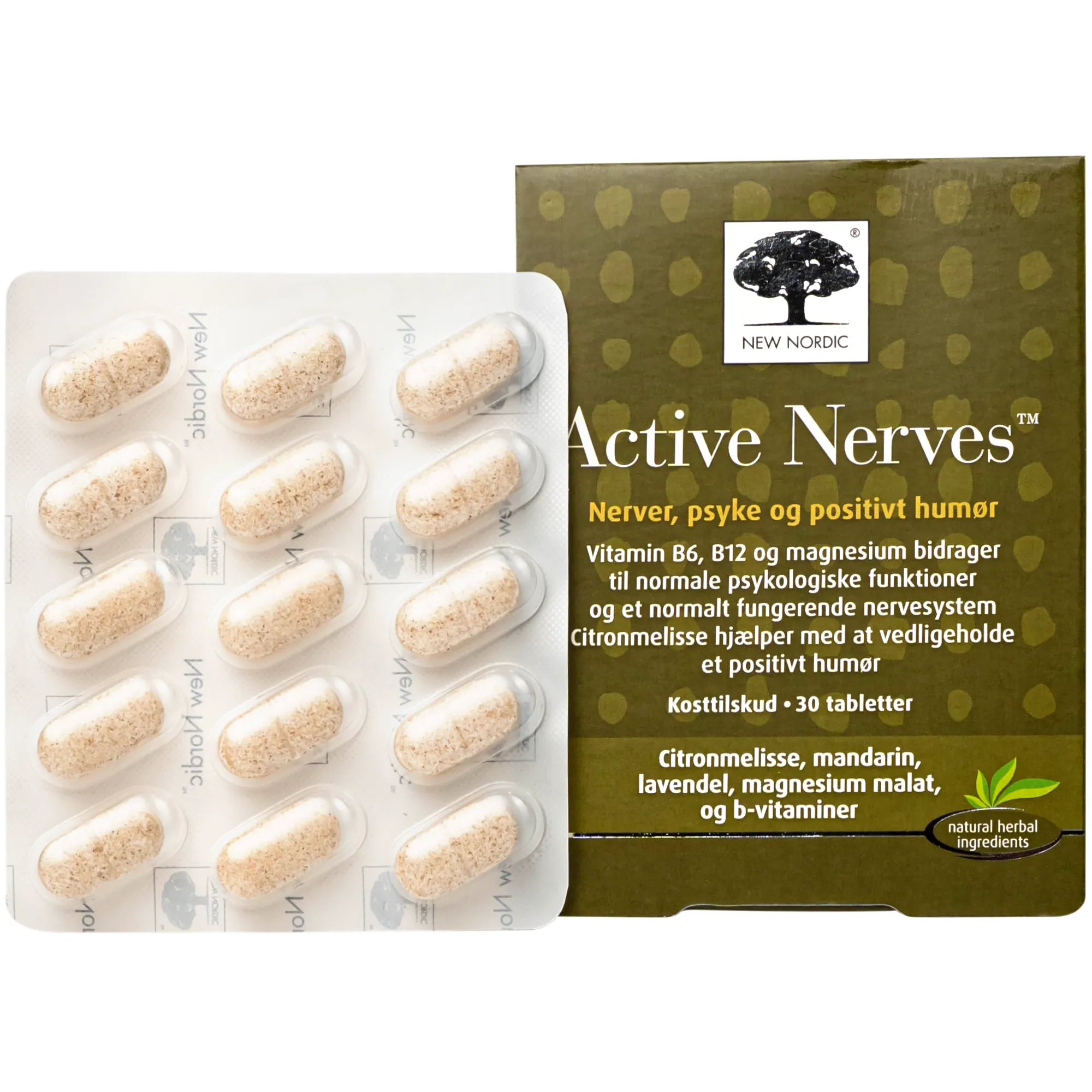 VIÊN UỐNG HỖ TRỢ GIẢM MỆT MỎI ACTIVE NERVES NEW NORDIC 30V
