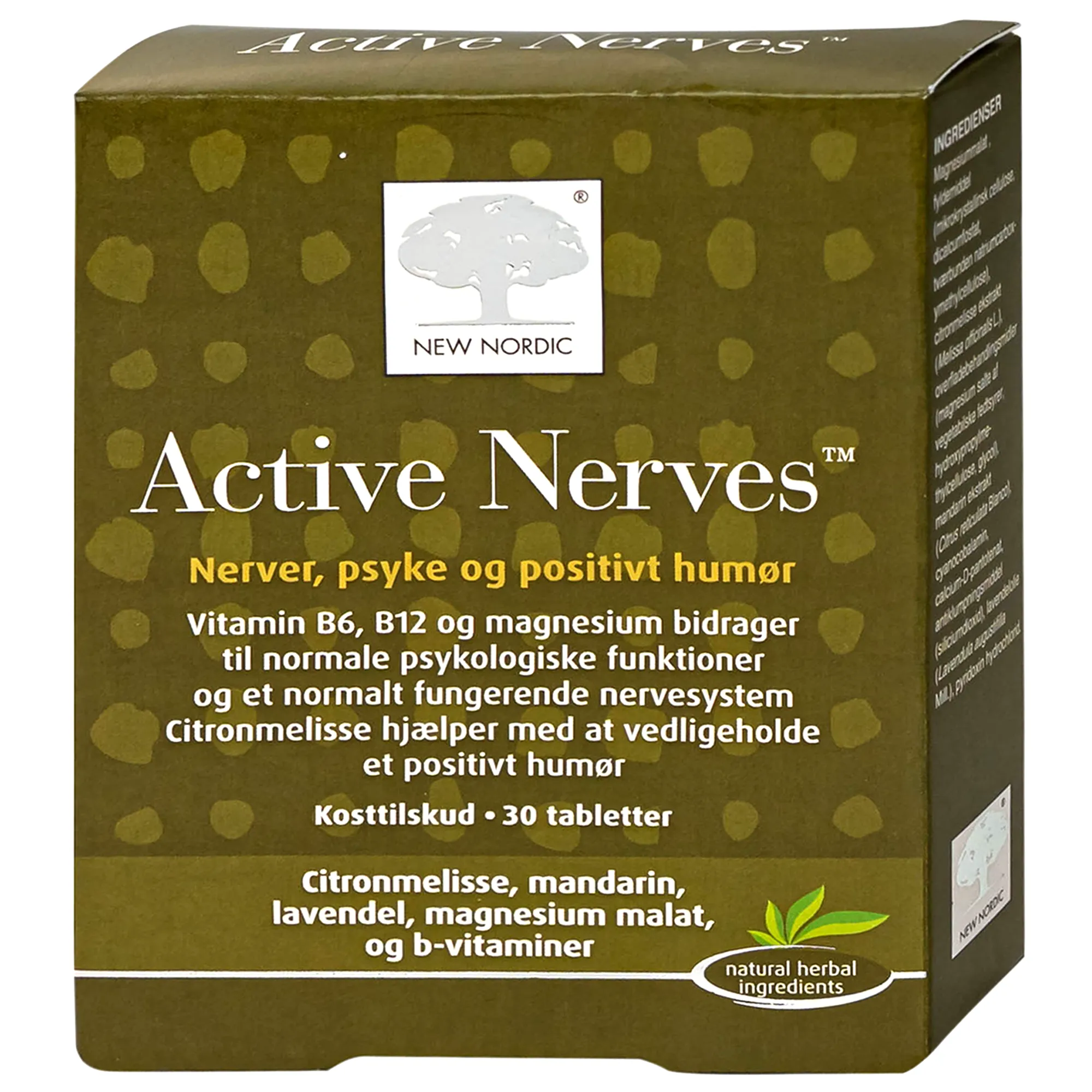 VIÊN UỐNG HỖ TRỢ GIẢM MỆT MỎI ACTIVE NERVES NEW NORDIC 30V 6