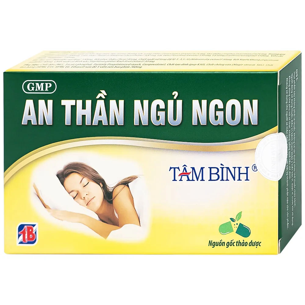 VIÊN UỐNG HỖ TRỢ GIẢM MẤT NGỦ AN THẦN NGỦ NGON TÂM BÌNH 2X10