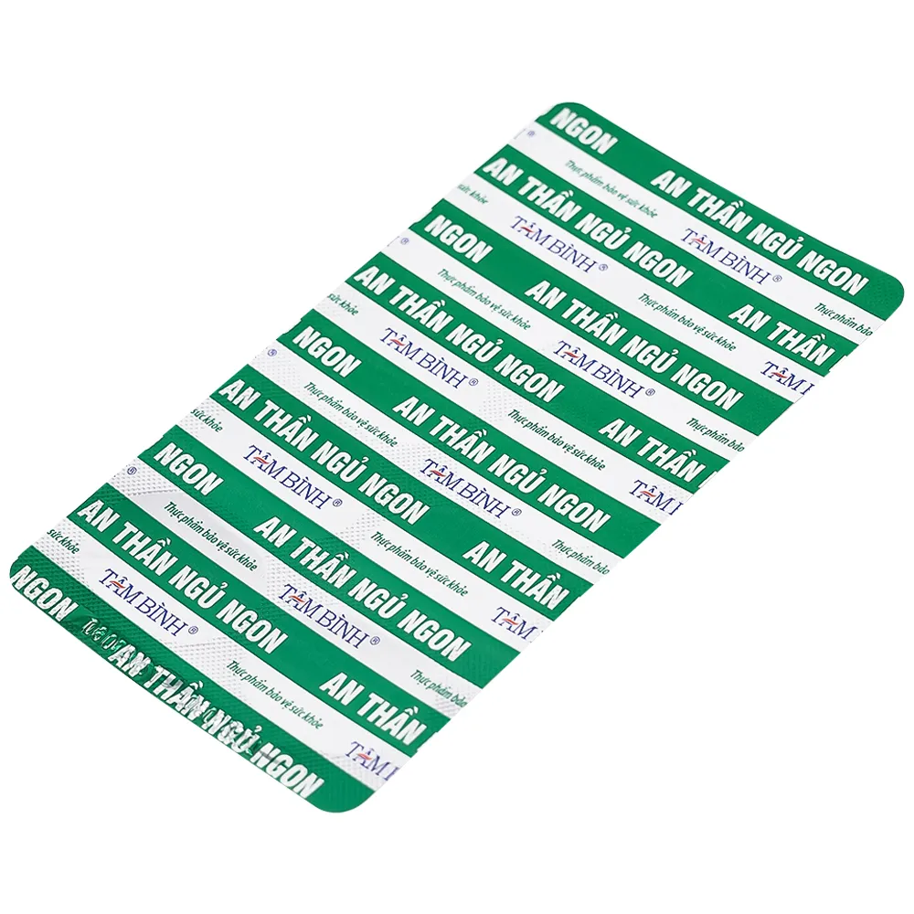 VIÊN UỐNG HỖ TRỢ GIẢM MẤT NGỦ AN THẦN NGỦ NGON TÂM BÌNH 2X10 11