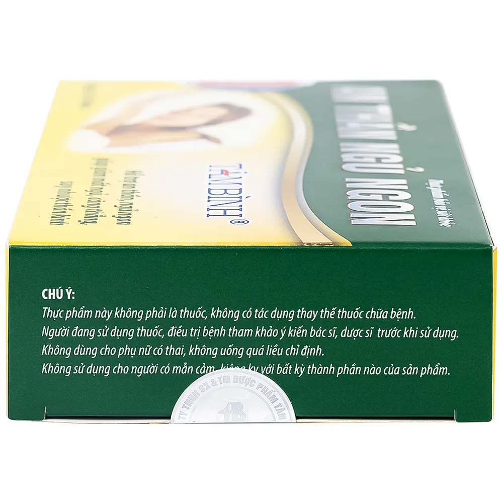 VIÊN UỐNG HỖ TRỢ GIẢM MẤT NGỦ AN THẦN NGỦ NGON TÂM BÌNH 2X10 9