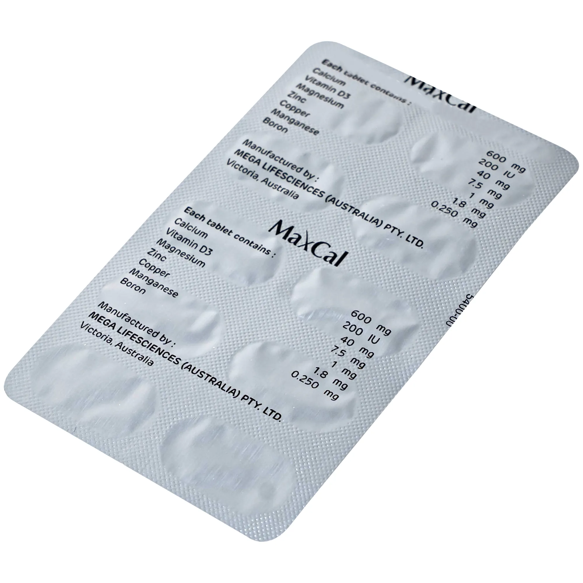VIÊN UỐNG HỖ TRỢ GIẢM NGUY CƠ LOÃNG XƯƠNG MAXCAL MEGA 3X10 11