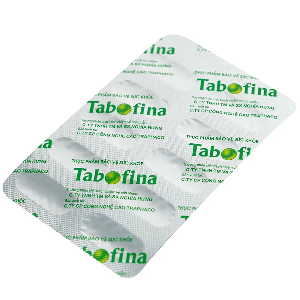 VIÊN UỐNG HỖ TRỢ GIẢM NGUY CƠ TÁO BÓN TABOFINA TRAPHACO 3X10 13