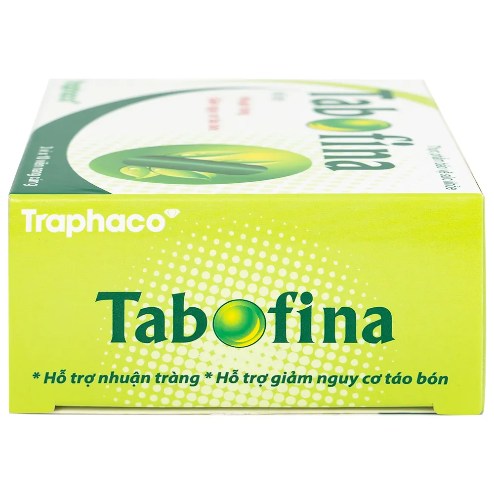 VIÊN UỐNG HỖ TRỢ GIẢM NGUY CƠ TÁO BÓN TABOFINA TRAPHACO 3X10 10