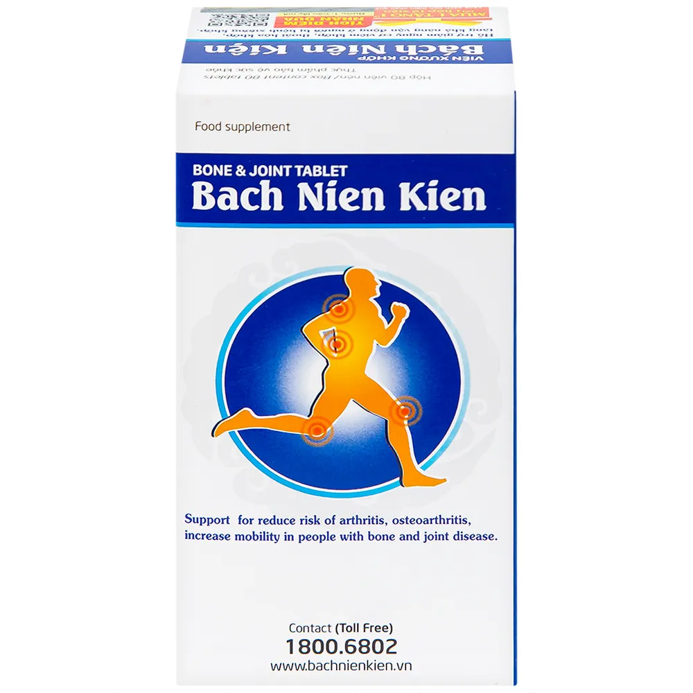 VIÊN UỐNG HỖ TRỢ GIẢM NGUY CƠ VIÊM KHỚP BÁCH NIÊN KIỆN FOBIC 80V 6