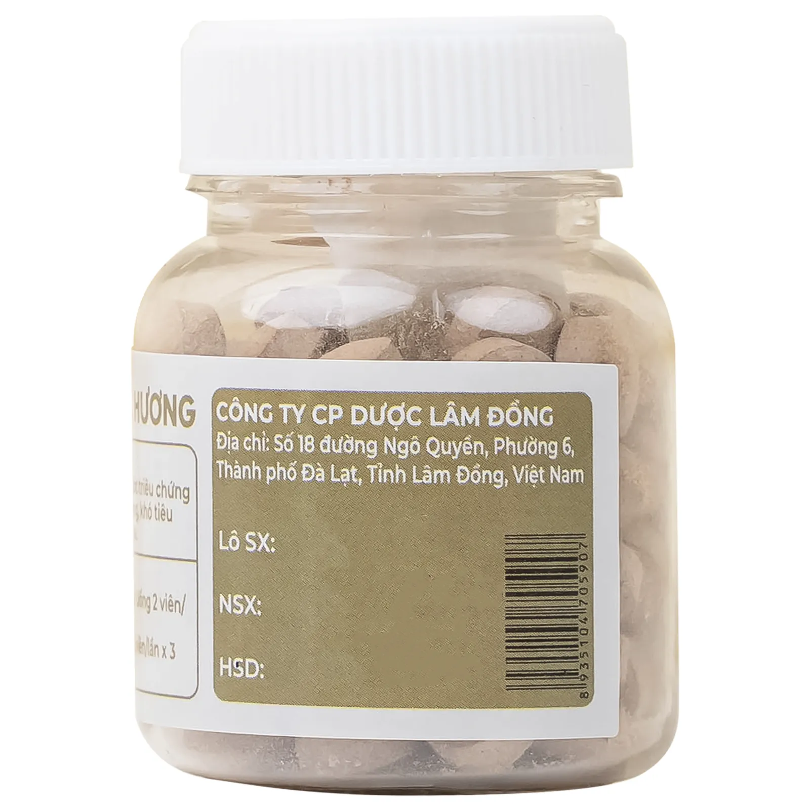 VIÊN UỐNG HỖ TRỢ GIẢM TRIỆU CHỨNG ĐẦY BỤNG LADO CARE VÂN MỘC HƯƠNG LADOPHAR 80V 7