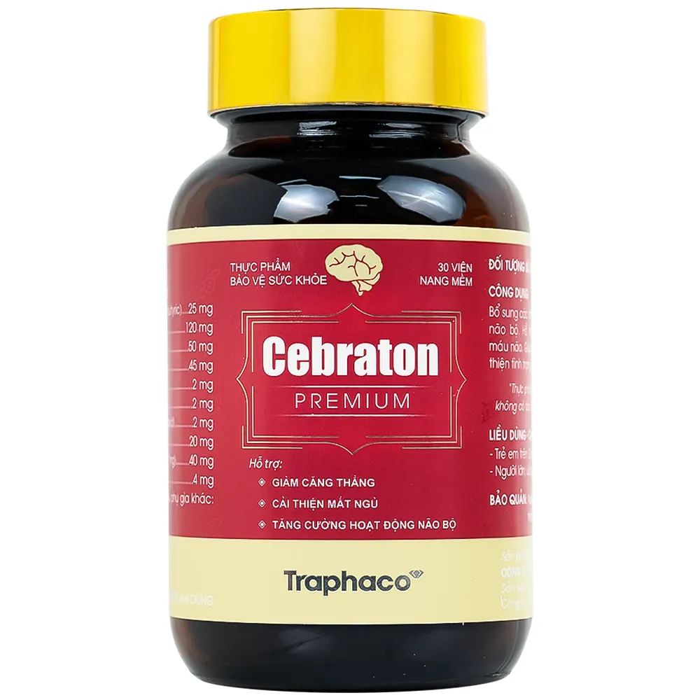 VIÊN UỐNG HỖ TRỢ HOẠT HUYẾT CEBRATON PREMIUM TRAPHACO 30V 11