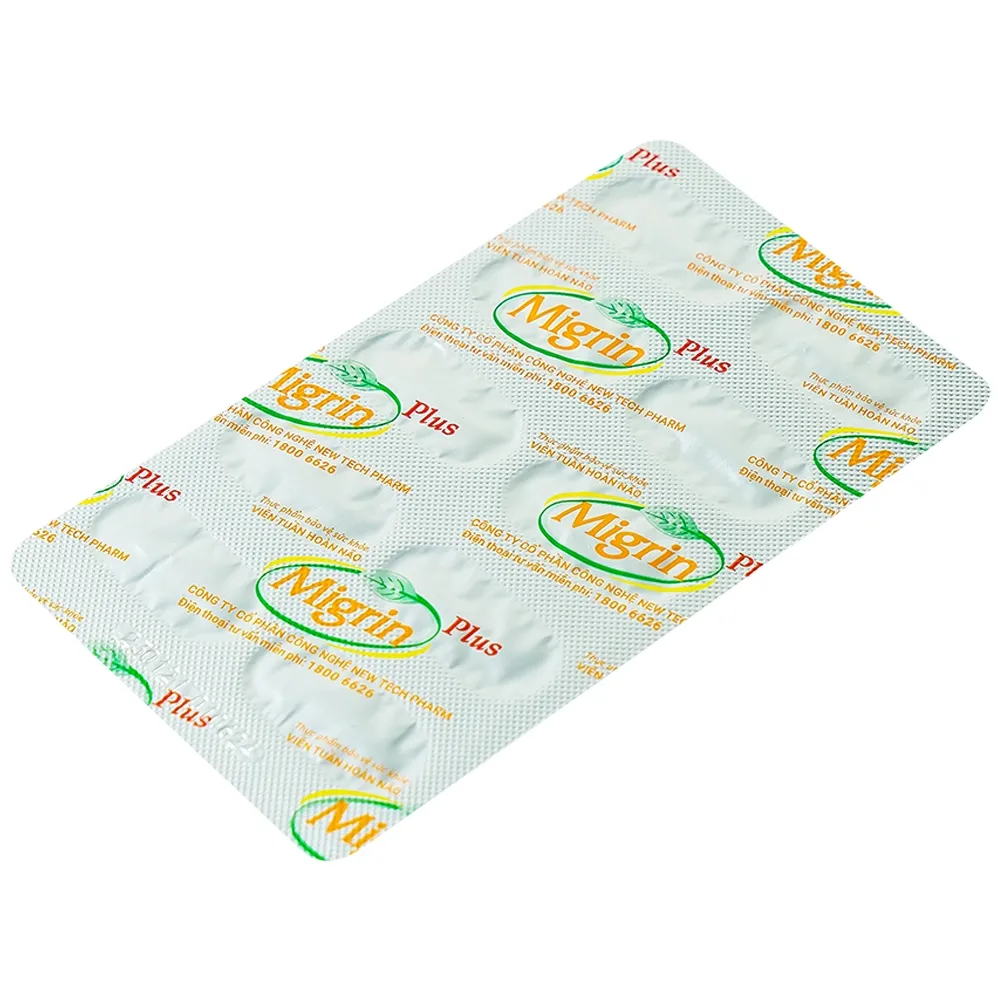 VIÊN UỐNG HỖ TRỢ HOẠT HUYẾT MIGRIN PLUS CVI 2X10 7