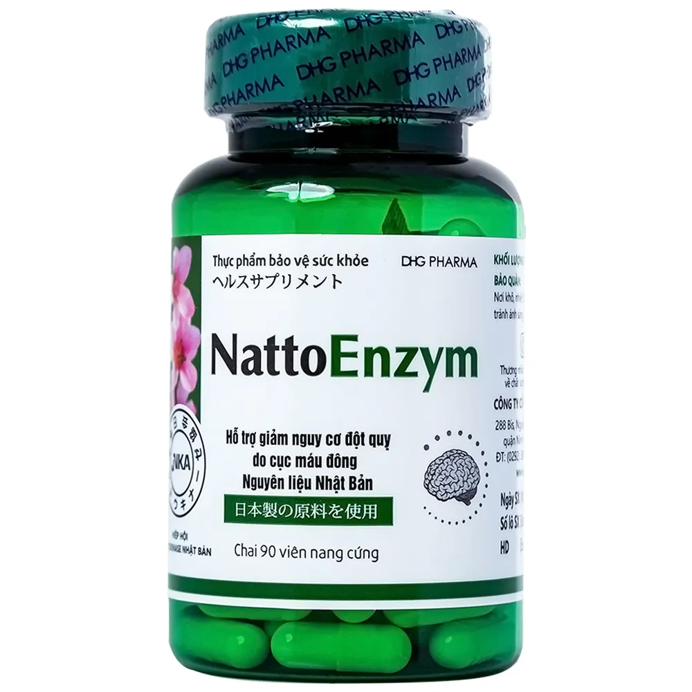VIÊN UỐNG HỖ TRỢ HOẠT HUYẾT NATTOENZYM DHG 90V 6