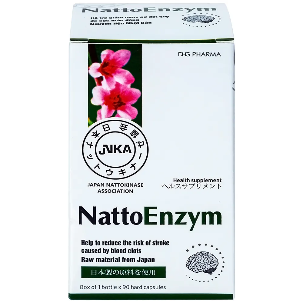 VIÊN UỐNG HỖ TRỢ HOẠT HUYẾT NATTOENZYM DHG 90V 7