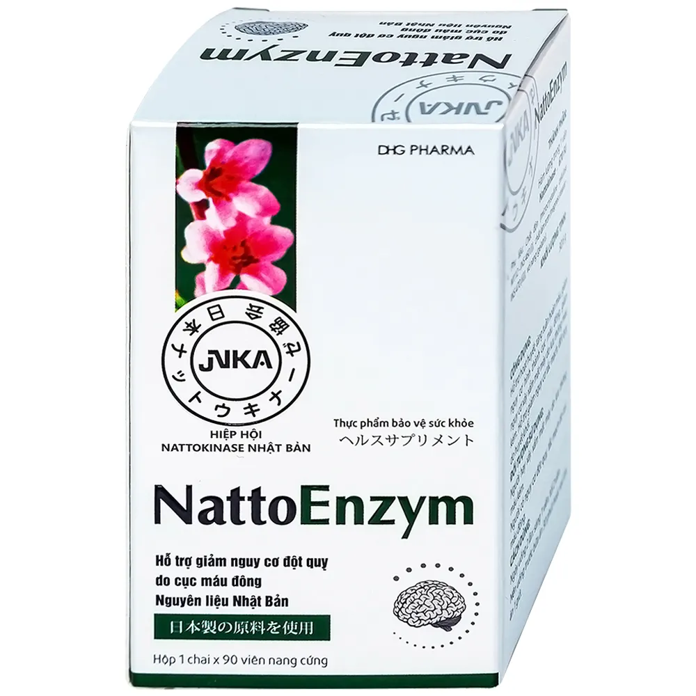 VIÊN UỐNG HỖ TRỢ HOẠT HUYẾT NATTOENZYM DHG 90V 8