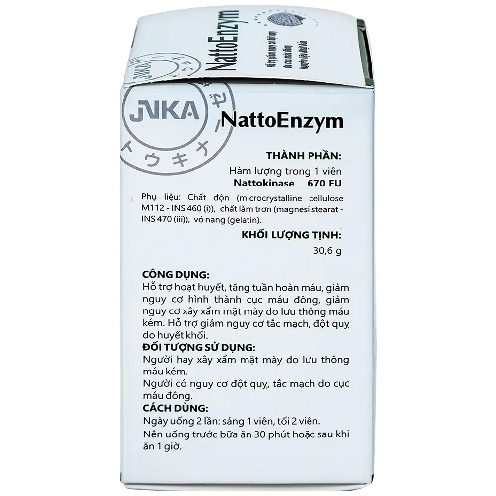 VIÊN UỐNG HỖ TRỢ HOẠT HUYẾT NATTOENZYM DHG 90V 9