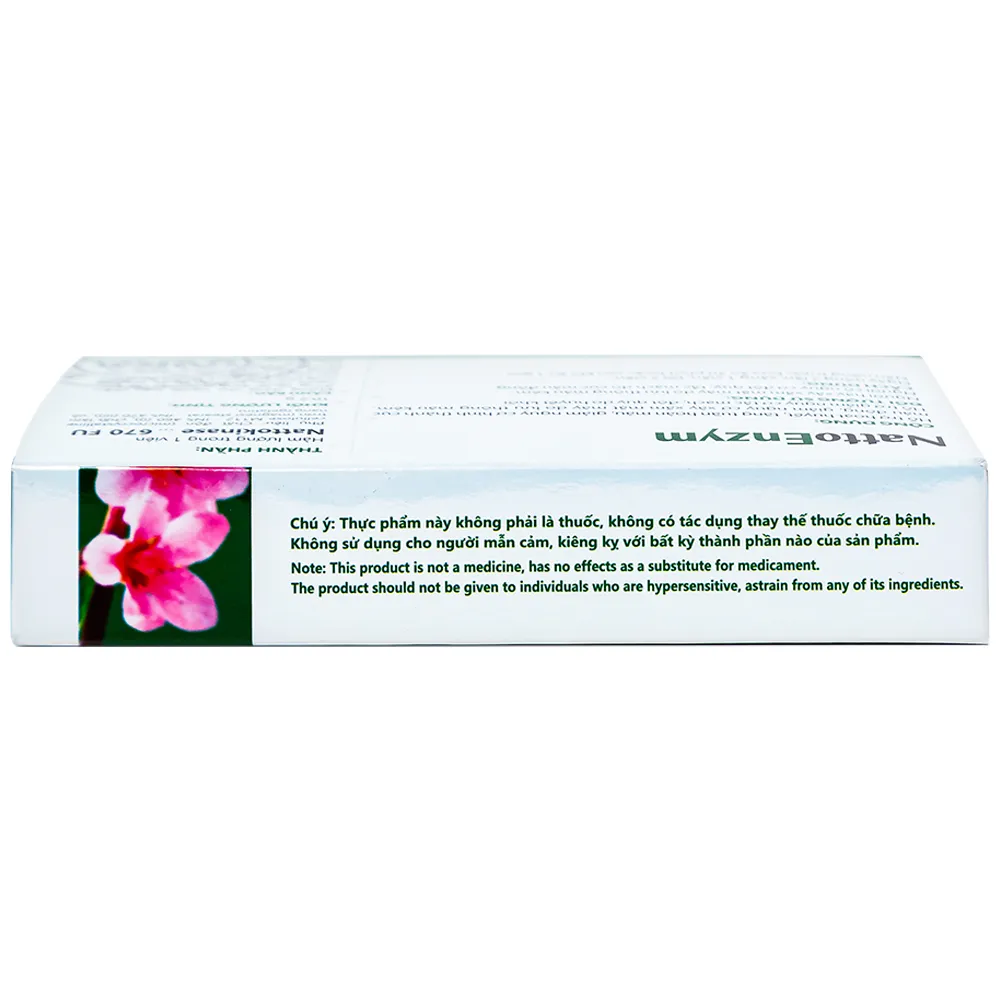 VIÊN UỐNG HỖ TRỢ HOẠT HUYẾT NATTOENZYM DHG 3X10 7