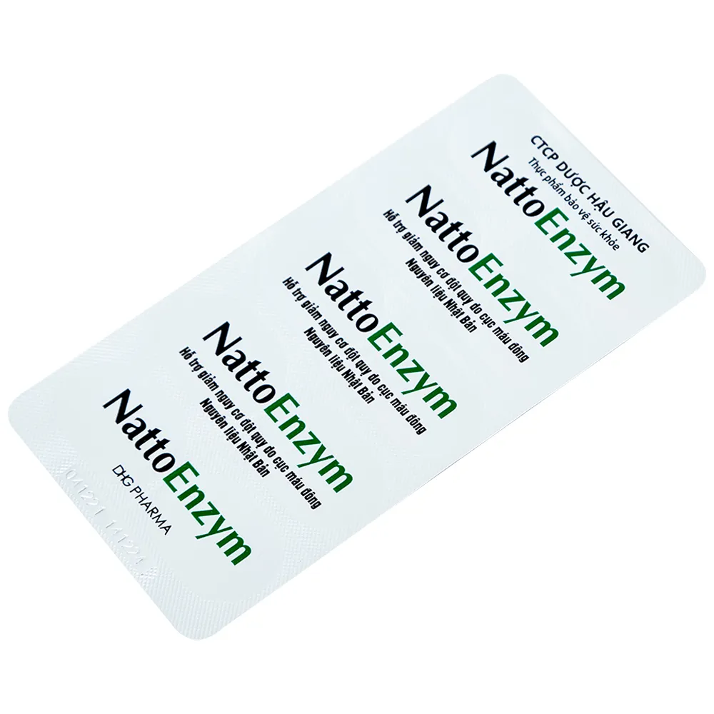VIÊN UỐNG HỖ TRỢ HOẠT HUYẾT NATTOENZYM DHG 3X10 8