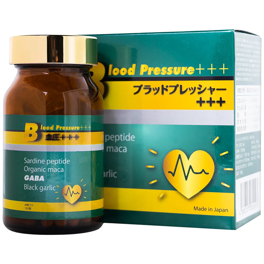 VIÊN UỐNG HỖ TRỢ HUYẾT ÁP BLOOD PRESSURE+++ JPANWELL 60V