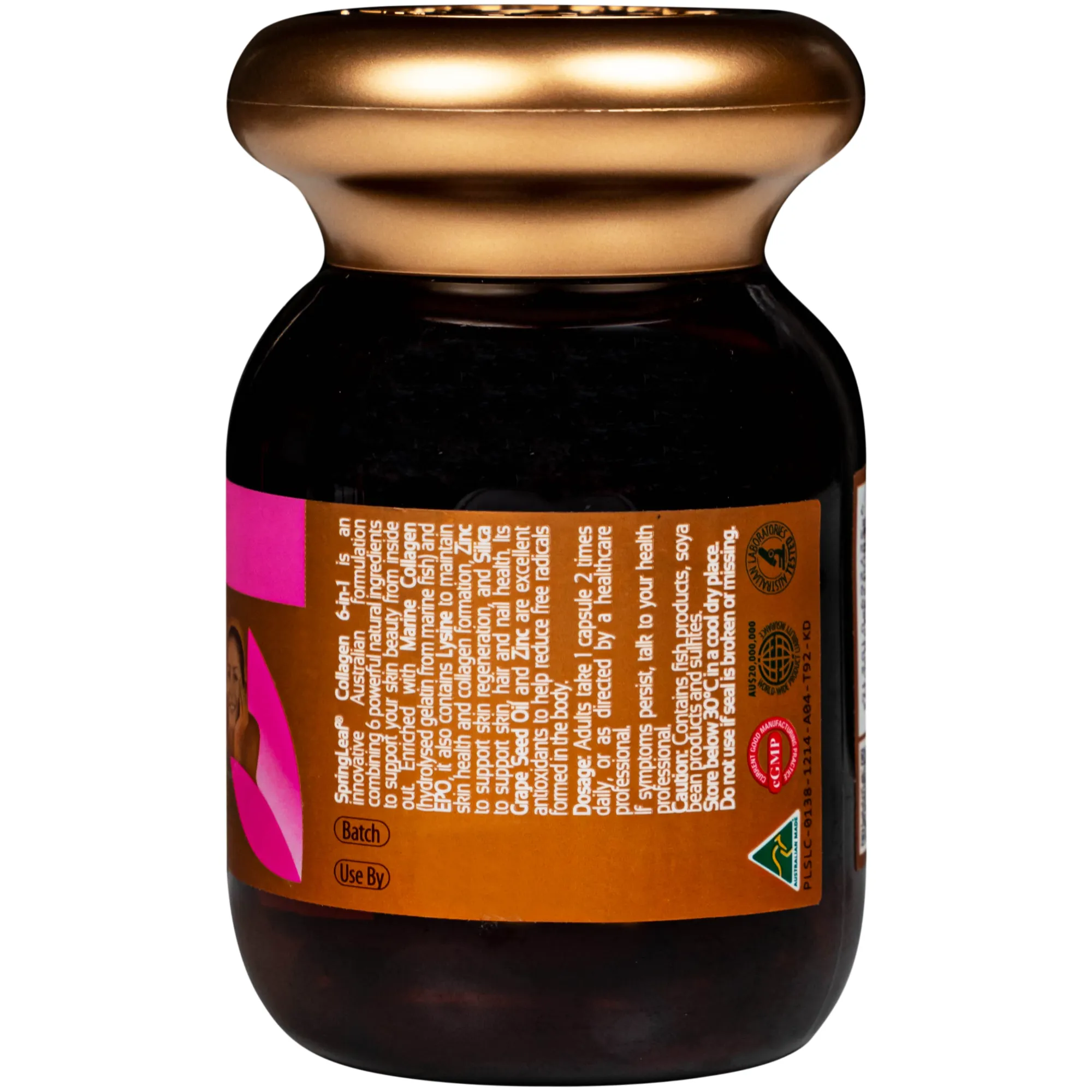 VIÊN UỐNG HỖ TRỢ LÀM ĐẸP DA SPRING LEAF INNER BEAUTY COLLAGEN 6-IN-1 60V 2