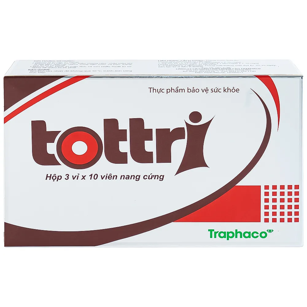 VIÊN UỐNG HỖ TRỢ LÀM GIẢM TRIỆU CHỨNG TRĨ TOTTRI TRAPHACO 3X10 2